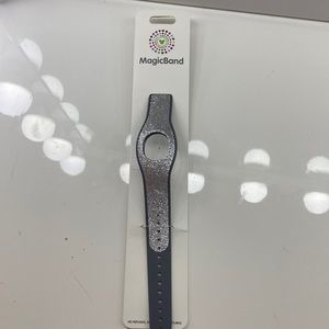 Disney MagicBand Silver Glitter Sparkle without Puck 🤍